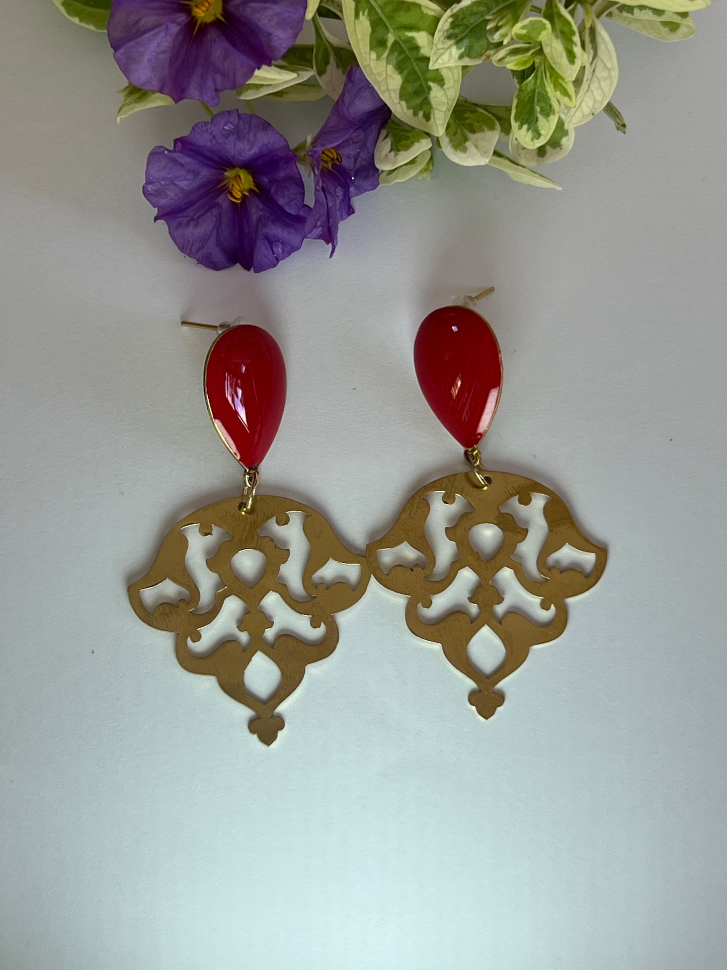 Turkish Leaf earrings