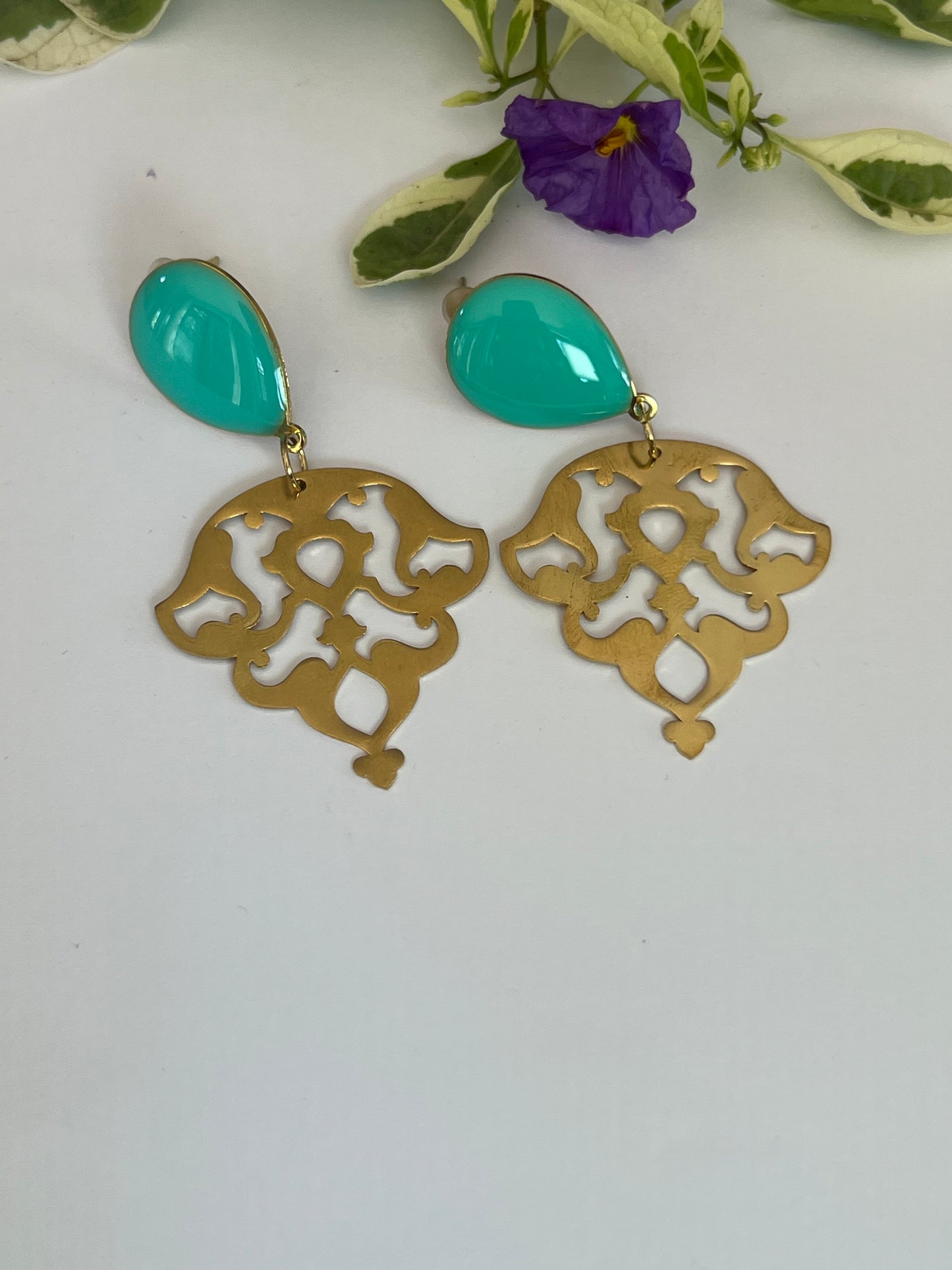 Turkish Leaf earrings