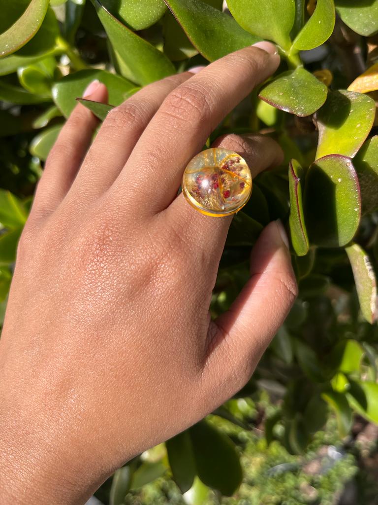 Fynbos Blast Adjustable Resin Ring